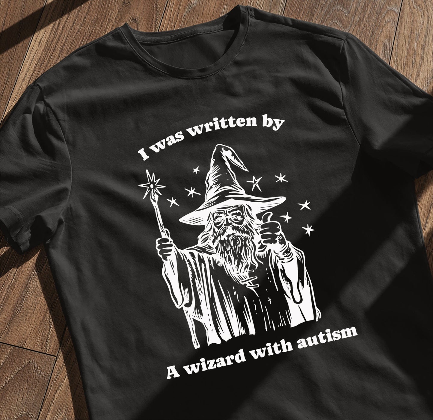 Wizard Written By t-shirt
