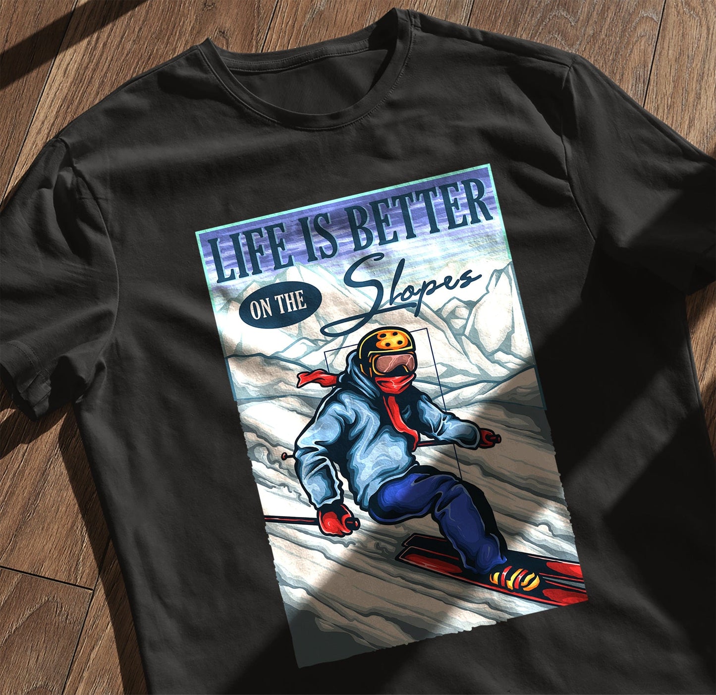 Ski Life T-Shirt - Shred the Slopes in