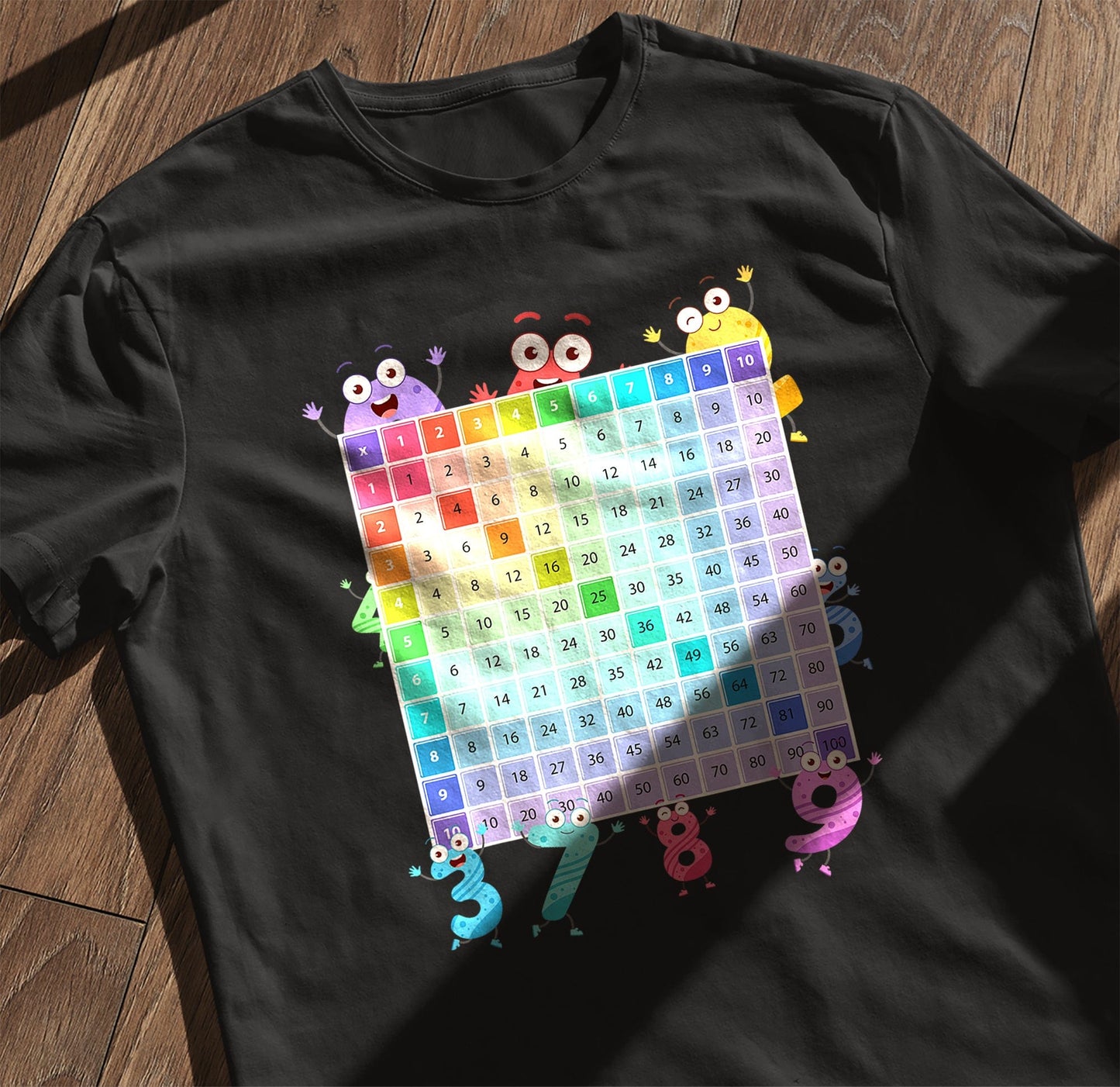 Number Table Math Day Kids Tee