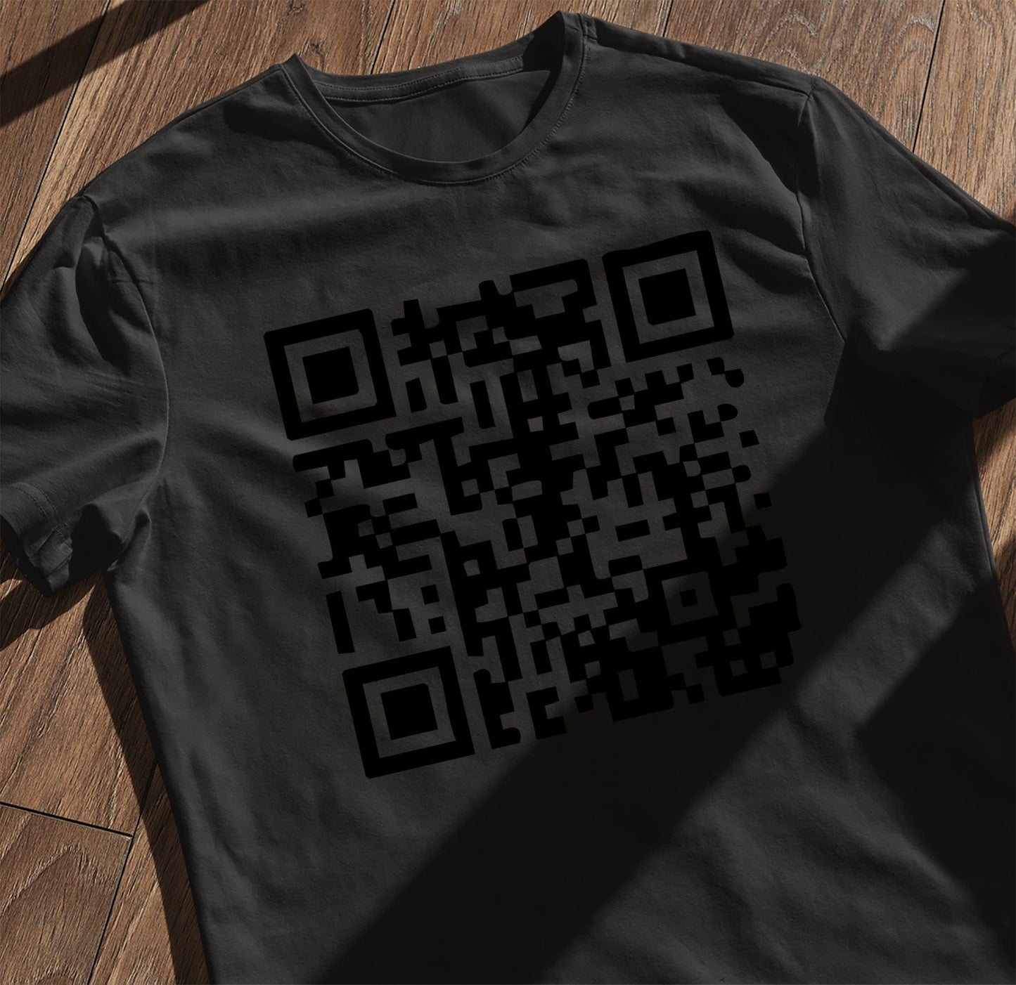 Rick Roll QR Code T-shirt - Instant