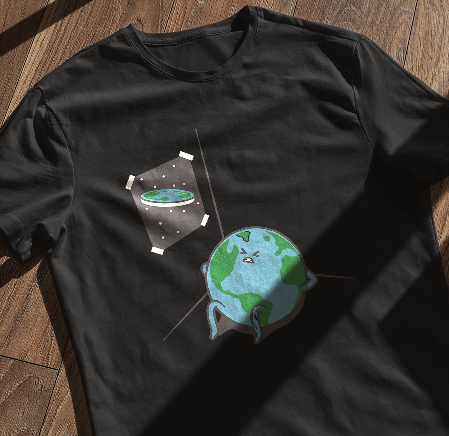 Flat Earth Goals T-Shirt ‚Äì Join the