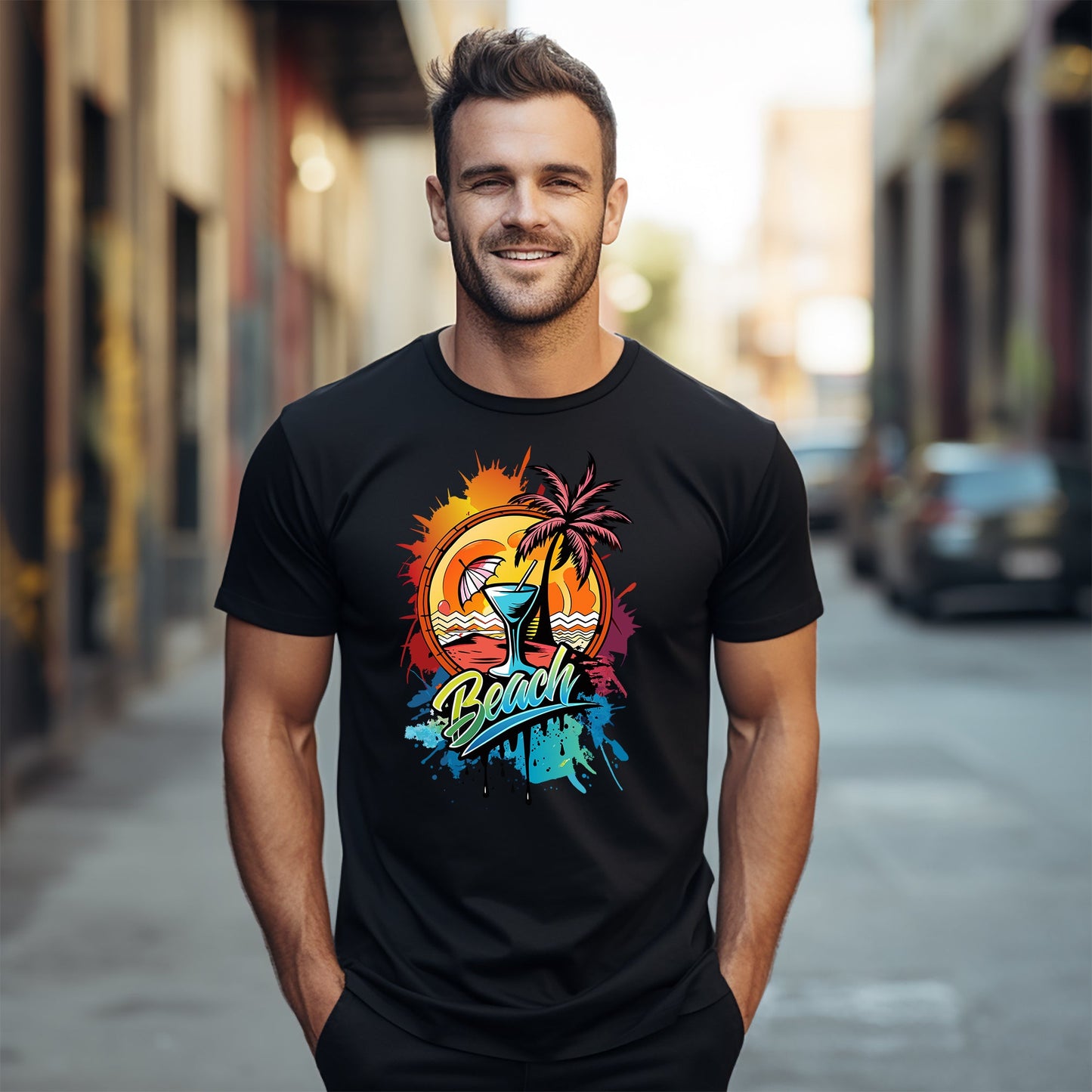 Summer_45 Vibes TShirt: Channeling