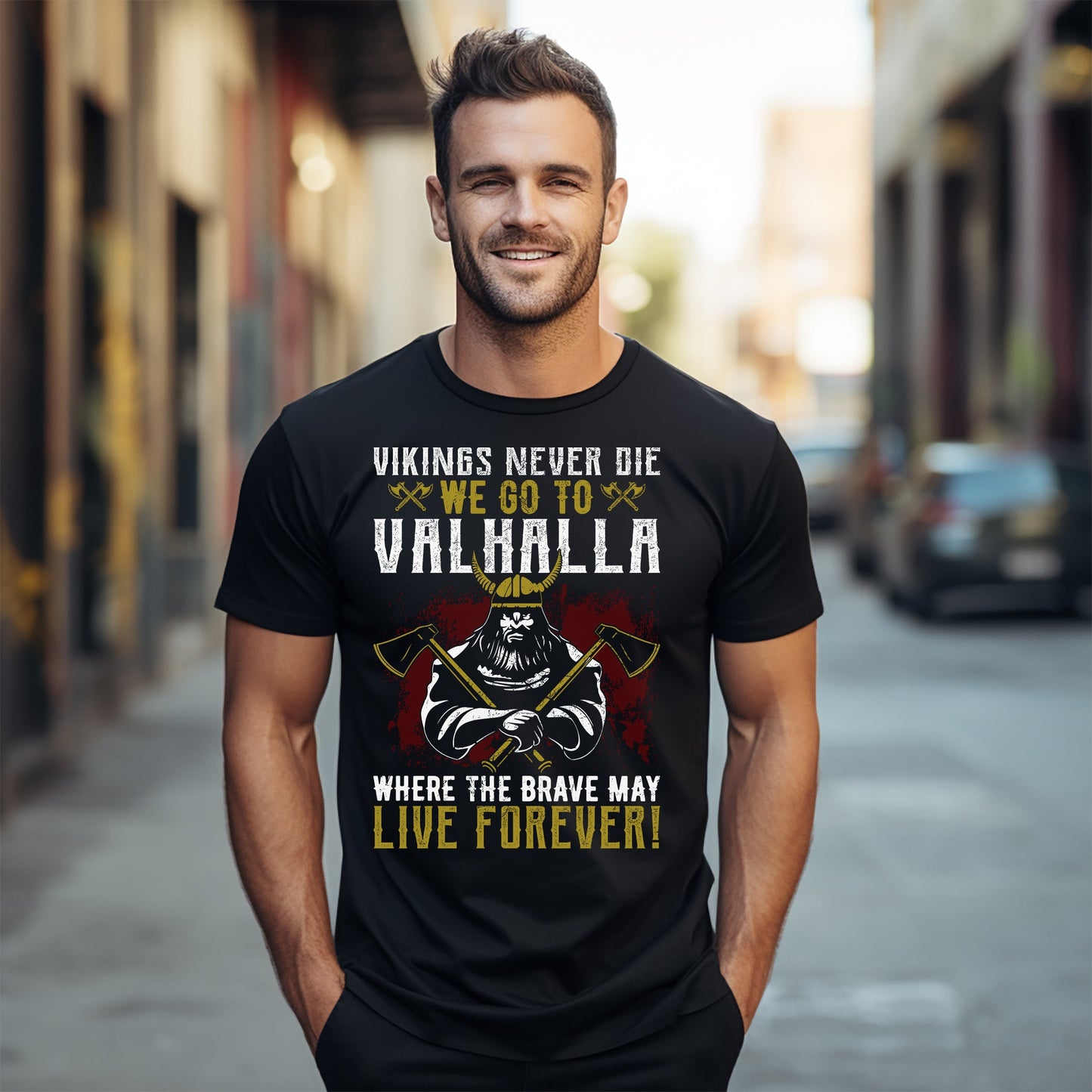 Viking Never Die We Go to T-Shirt