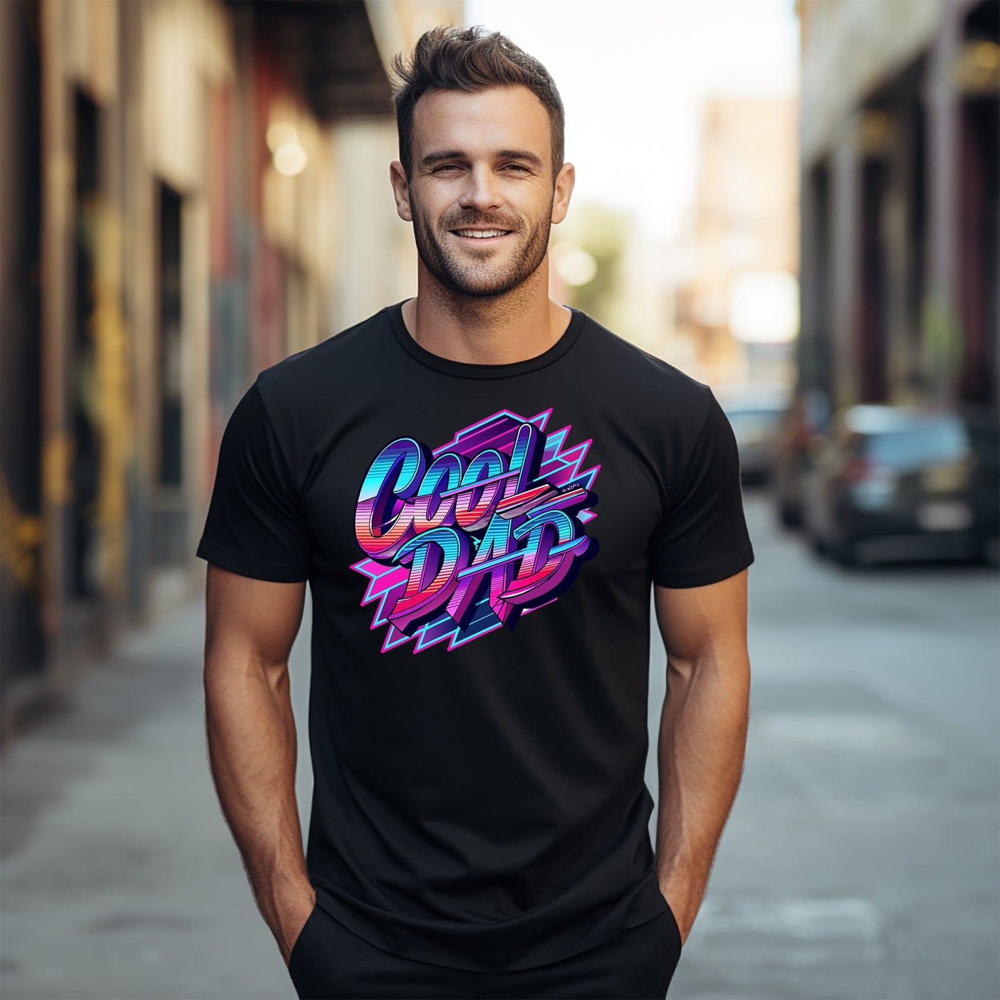 Cool Dad Retro Funny TShirt for