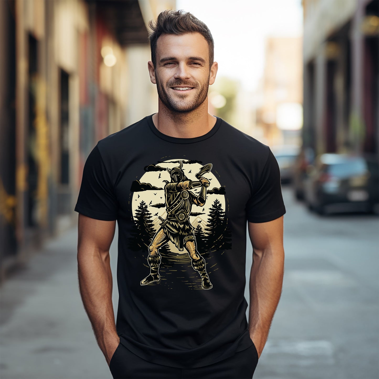 Viking Swing Axe Unleash T-Shirt