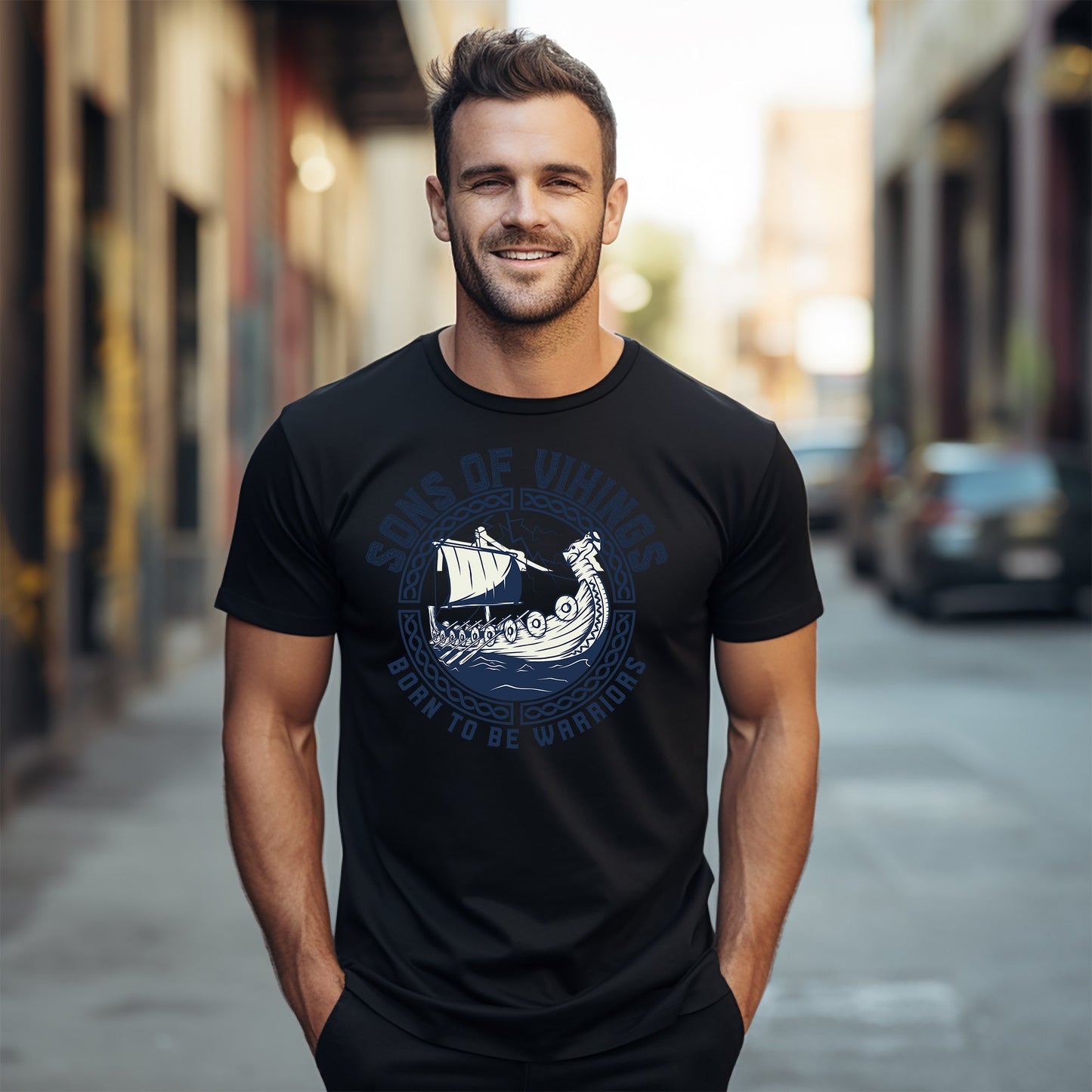 Sons Of Vikings Born Warriors T-Shirt