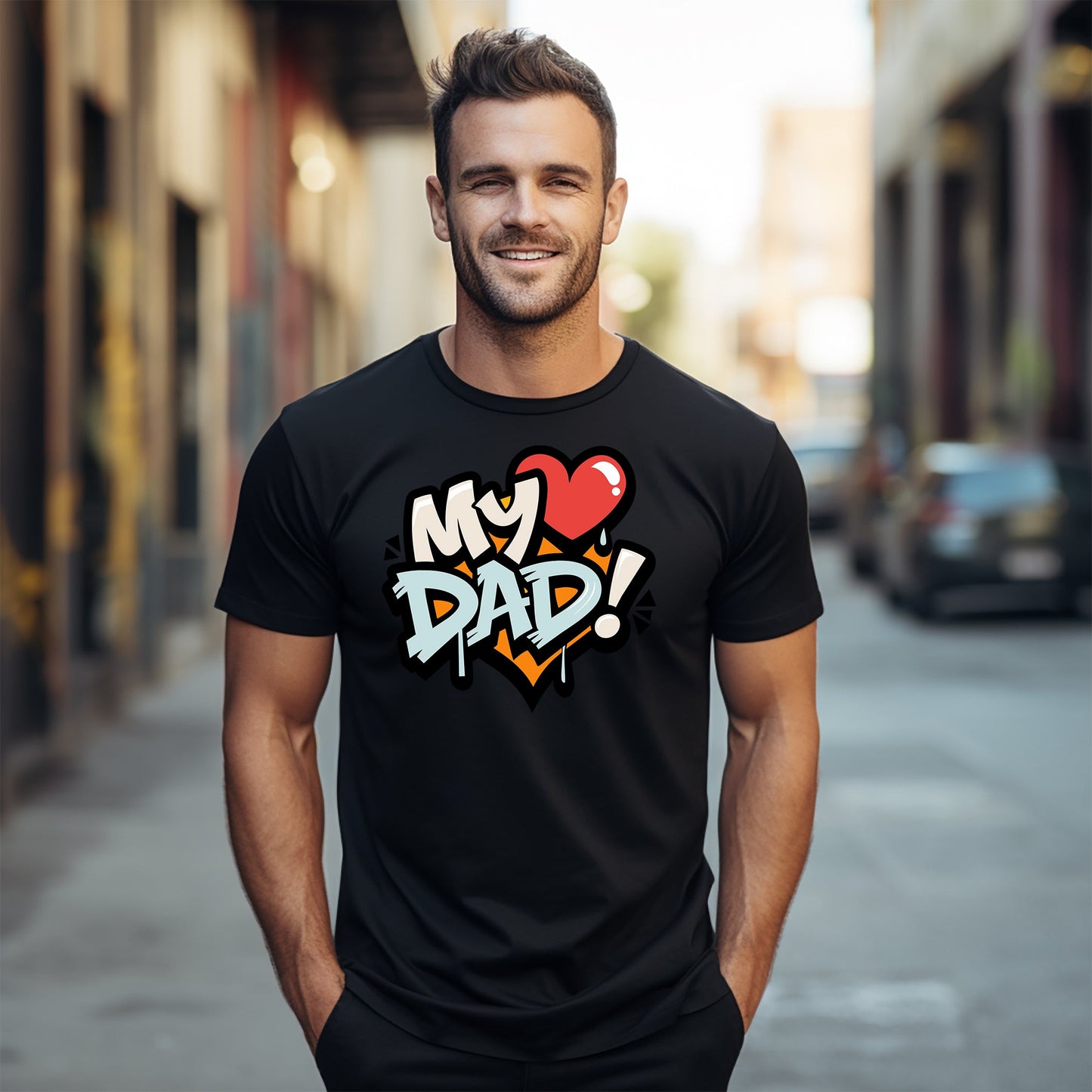 My Heart Dad Father's Day TShirt