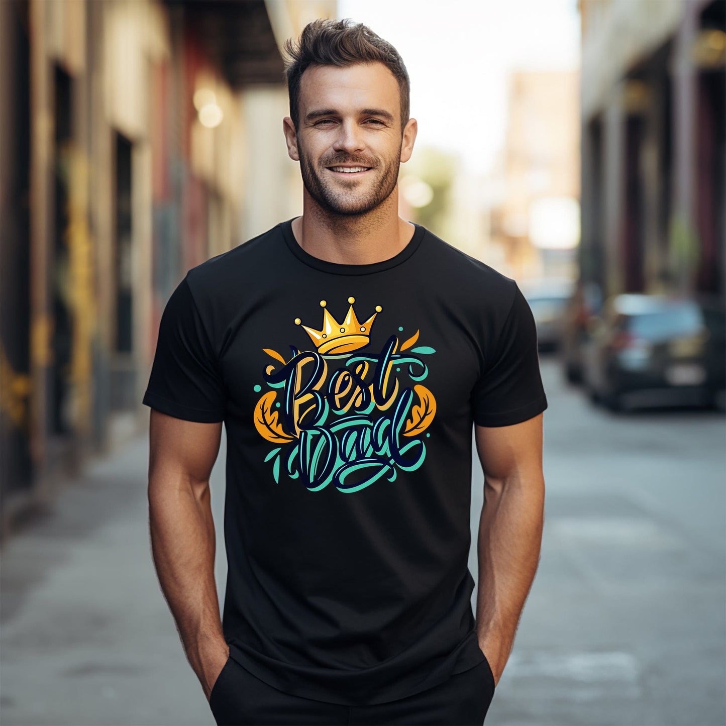Best Dad Crown TShirt ÔøΩÔøΩÔøΩ Funny