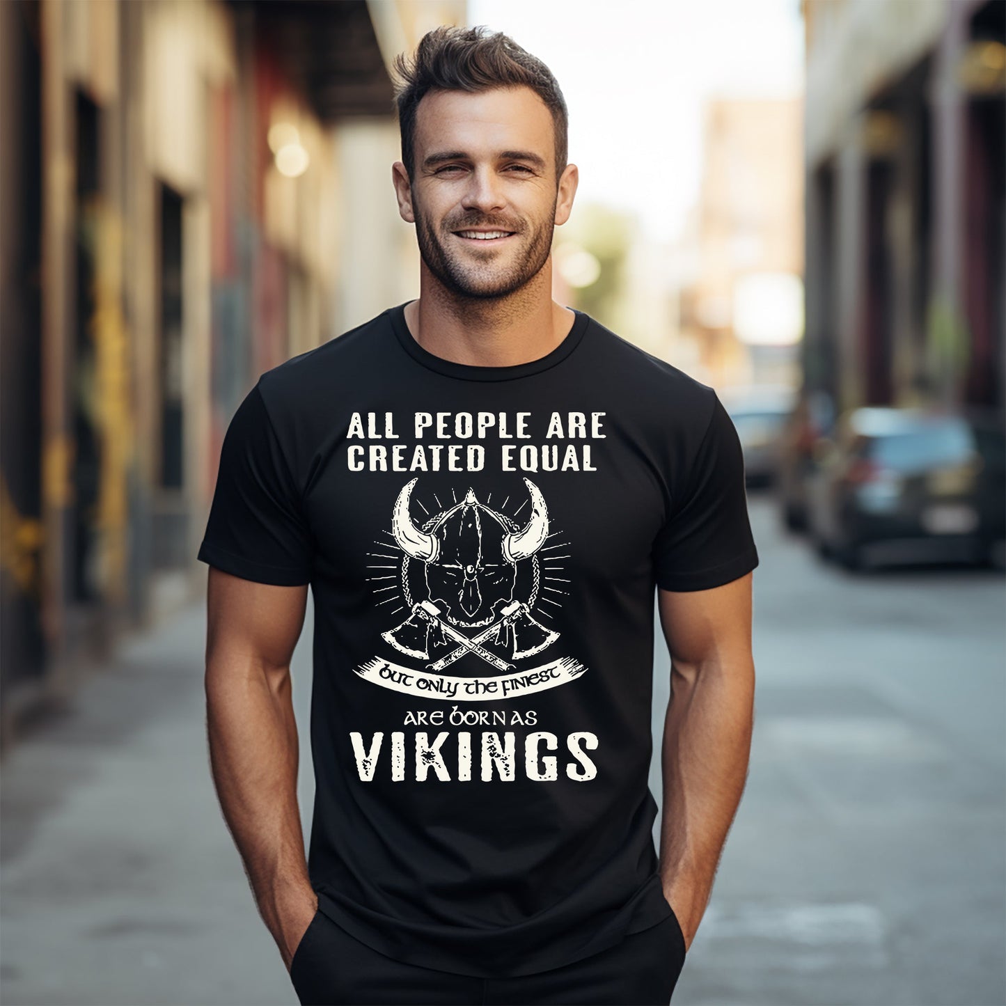 Only the Finest are Born Vikings T-Shirt