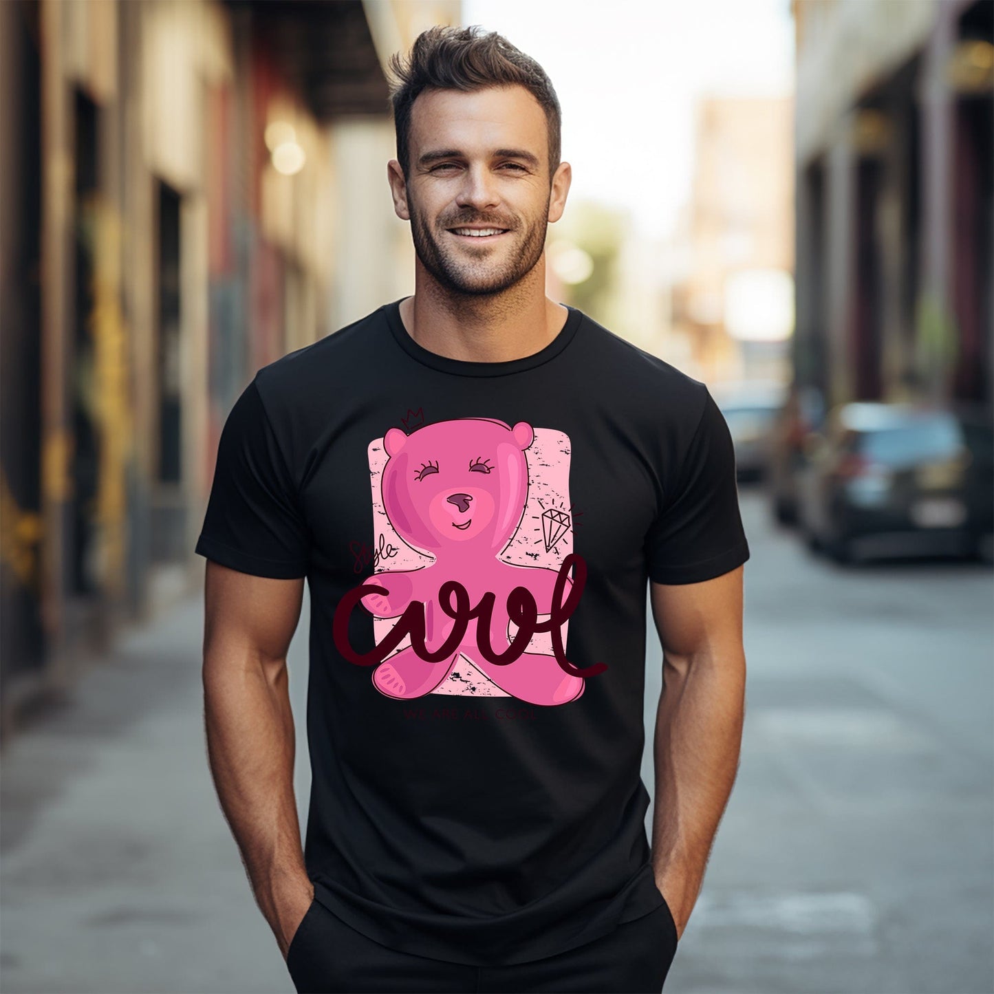 Bearstreet260 TShirt Pink Teddy