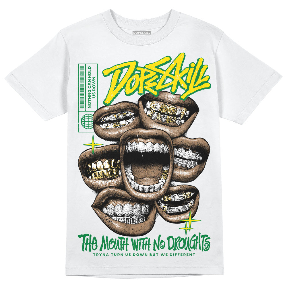 Dunk Reverse Brazil DopeSkill T-Shirt The Mouth With No Droughts Graphic