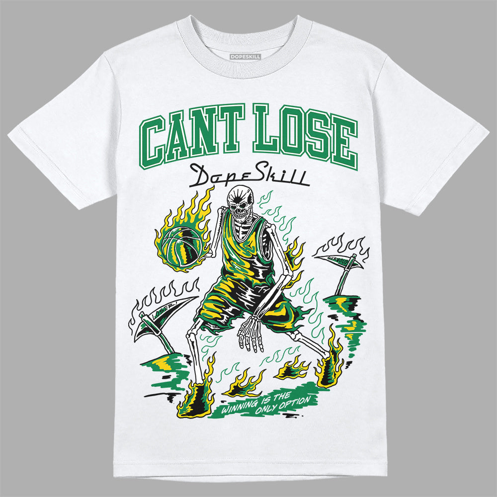 Lucky Green 5s DopeSkill T-Shirt Cant Lose Graphic