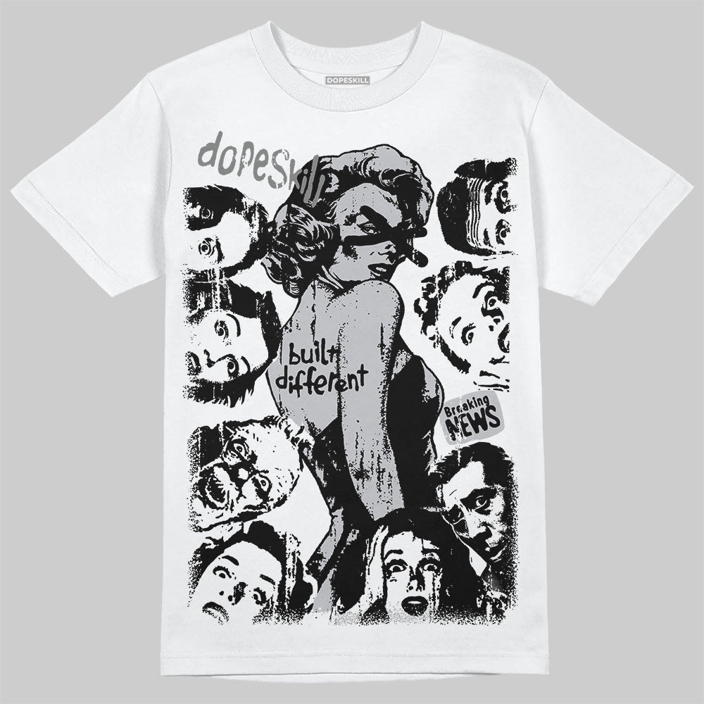 Grey Collection DopeSkill T-Shirt Built Different Graphic