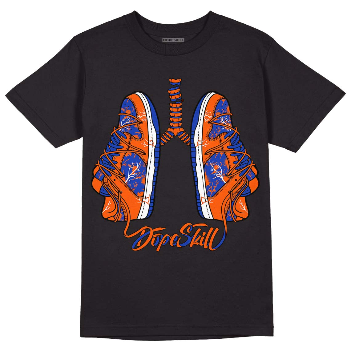 Dunk Low Futura Orange Blaze DopeSkill T-Shirt Breathe Graphic