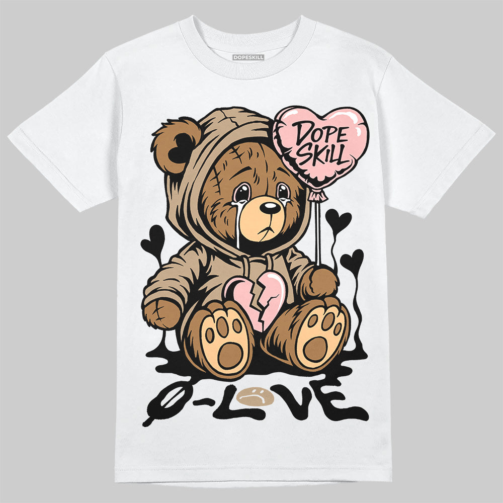 AIR FORCE 1 LINEN DopeSkill T-Shirt Broken Bear Graphic