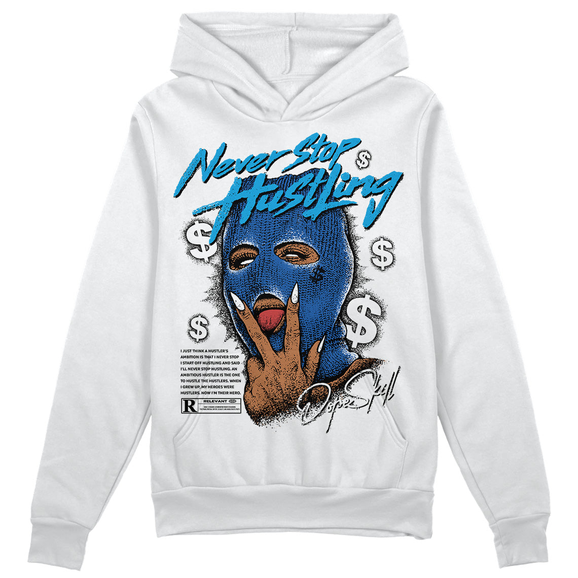 Space Jam 11s DopeSkill Hoodie Sweatshirt Never Stop Hustling Graphic