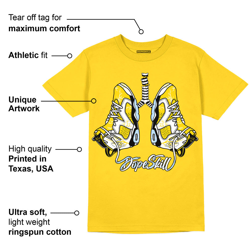 Yellow Ochre 6s DopeSkill Yellow T-shirt Breathe Graphic