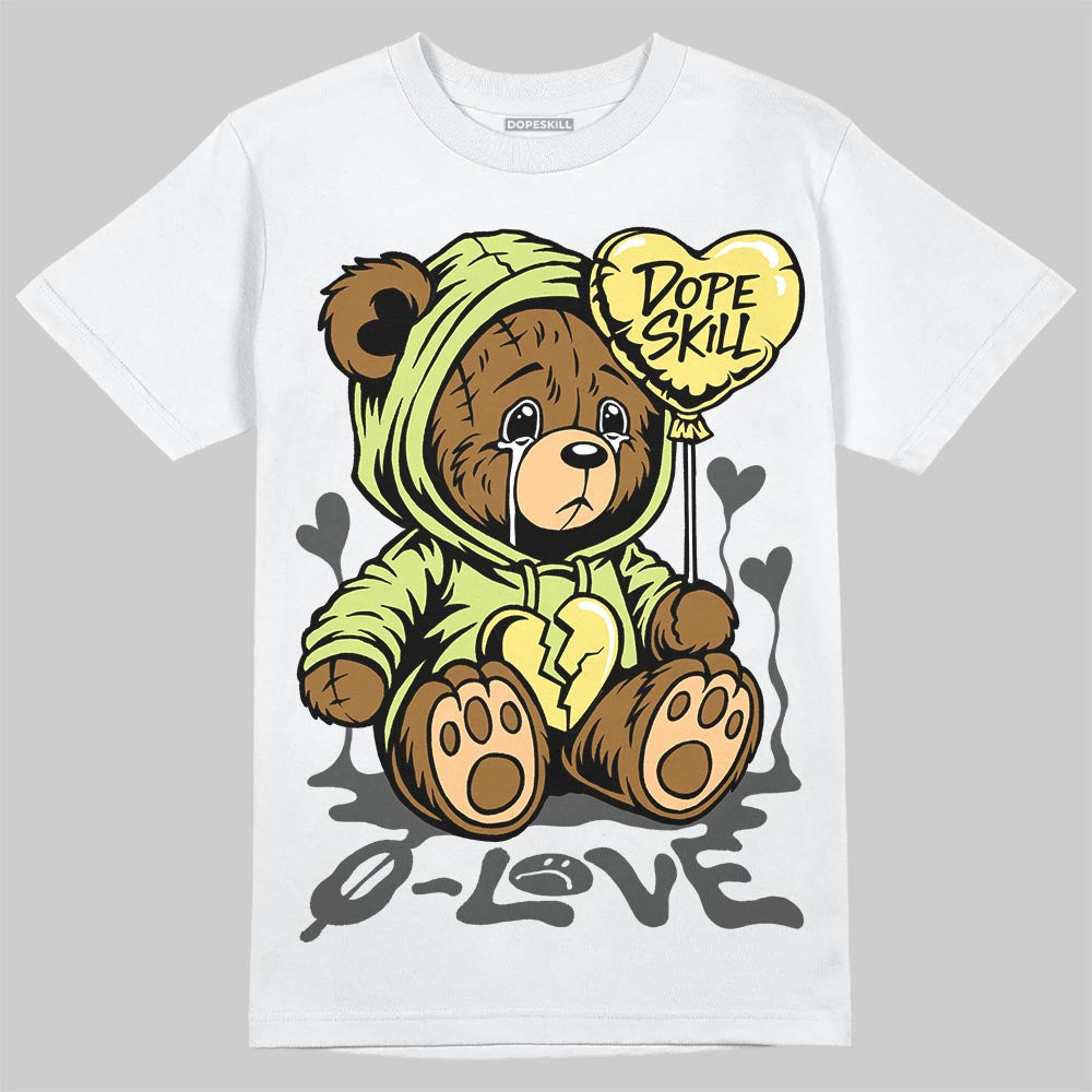 Light Lemon Twist 4s DopeSkill T-Shirt Broken Bear Graphic