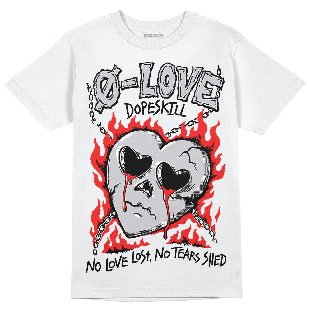 Grey Collection DopeSkill T-Shirt Crying Heart Graphic