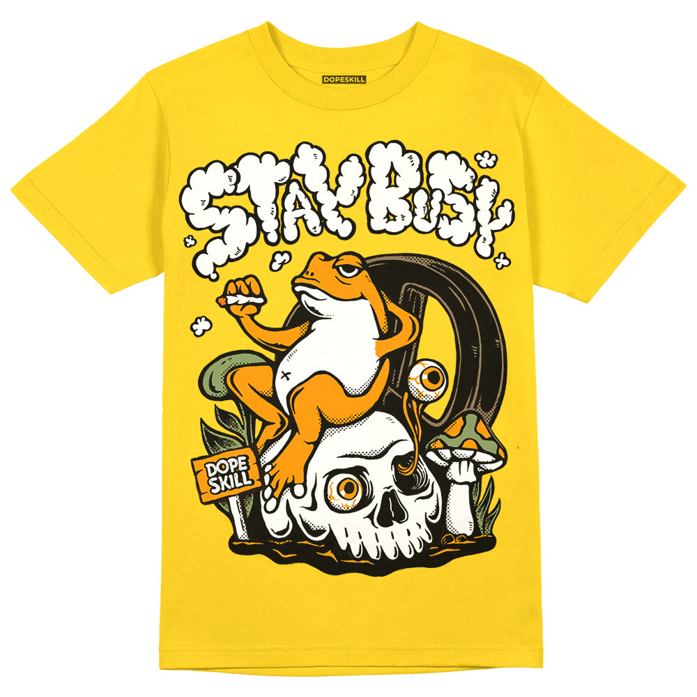 Black Tour Yellow AJ 4 Thunder DopeSkill Unisex T-Shirt Stay Busy Graphic