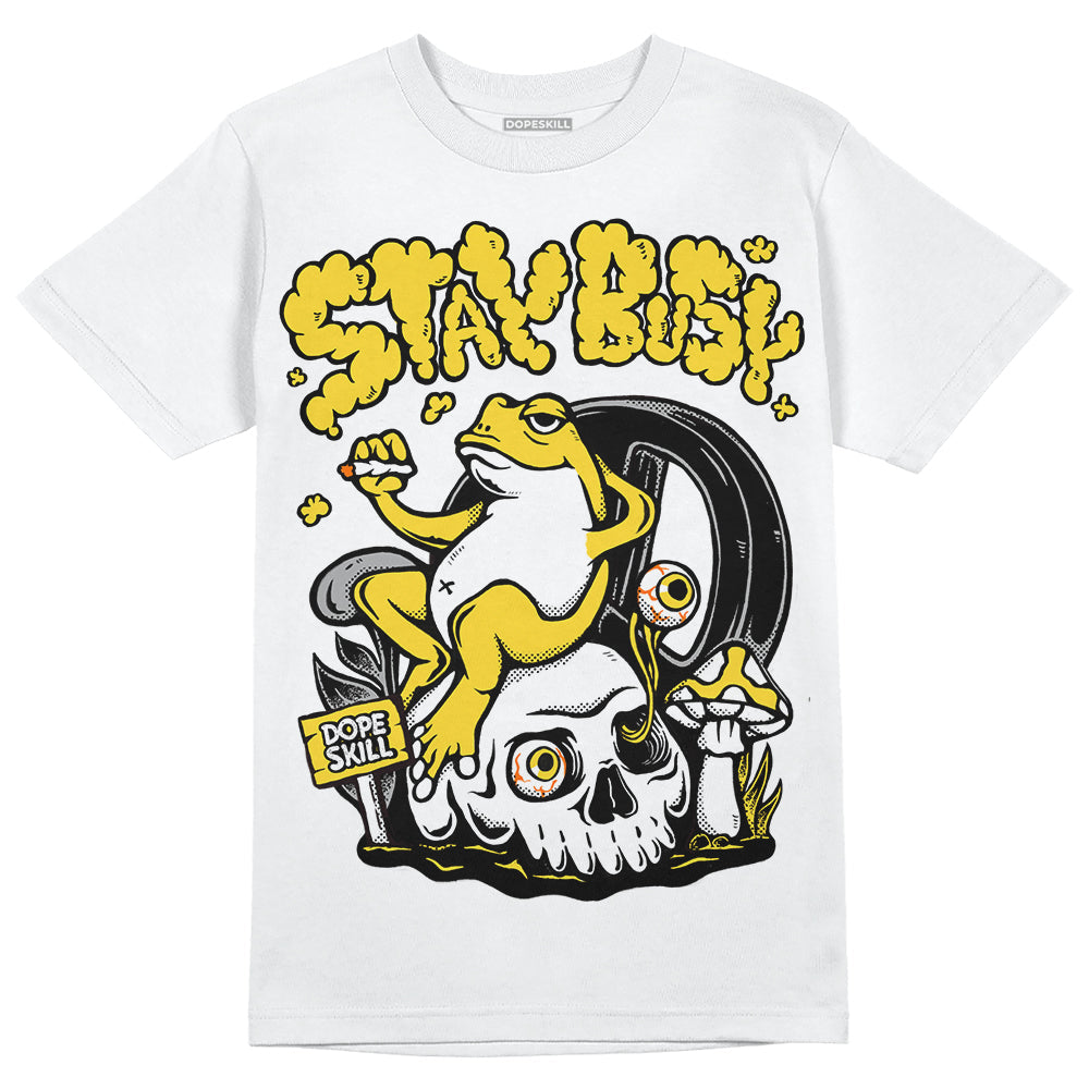 Black Tour Yellow AJ 4 Thunder DopeSkill Unisex T-Shirt Stay Busy Graphic