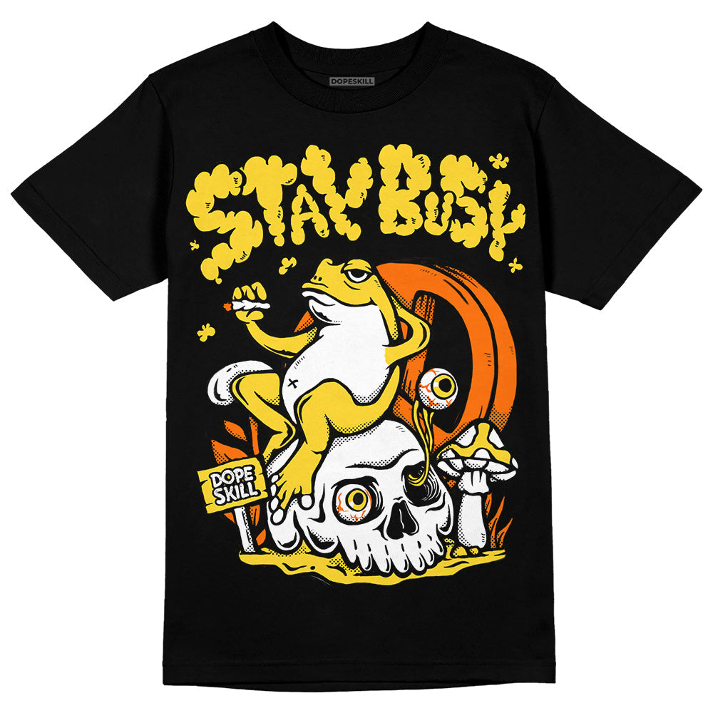 Black Tour Yellow AJ 4 Thunder DopeSkill Unisex T-Shirt Stay Busy Graphic