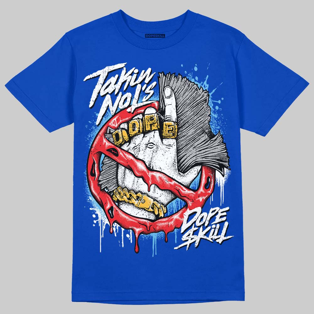 Blueberry 12s DopeSkill Royal T-shirt Takin No L's Graphic