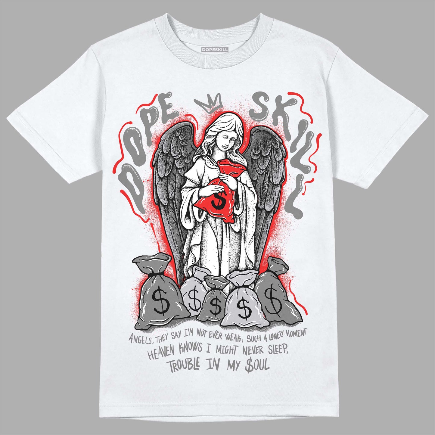 Grey Collection DopeSkill T-Shirt Angels Graphic