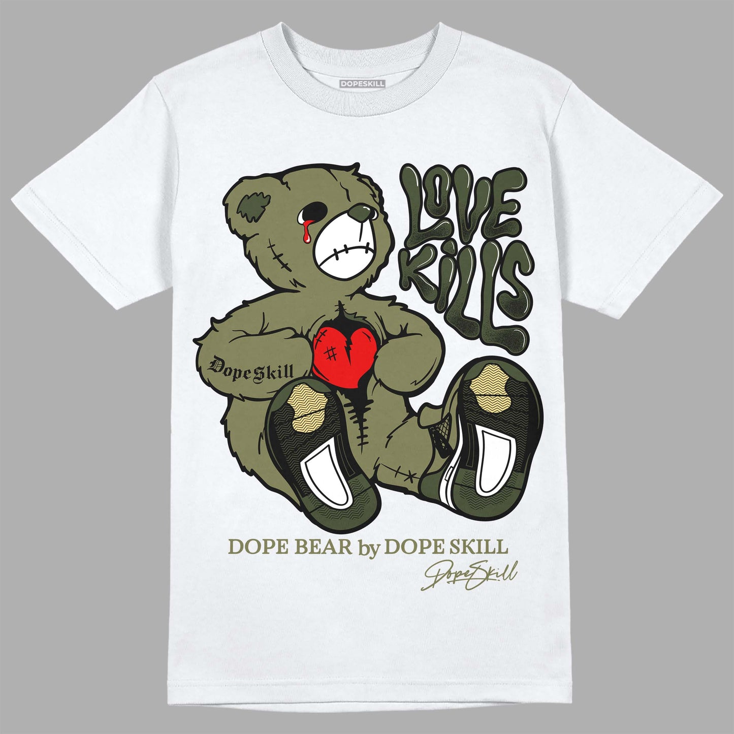 Craft Olive 4s DopeSkill T-Shirt Love Kills Graphic