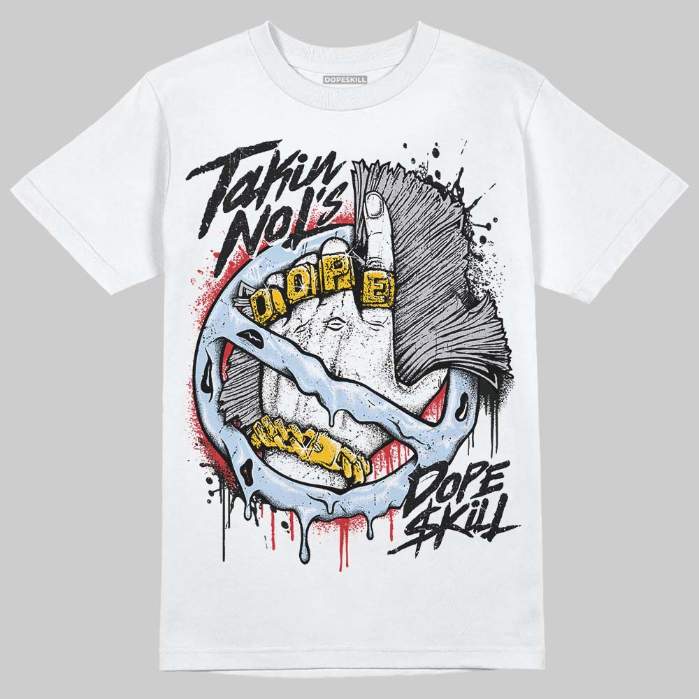 Black Metallic Reimagined 5s DopeSkill T-Shirt Takin No L's Graphic