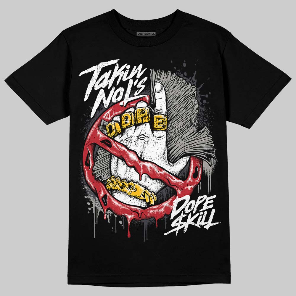 Black Cat 3s DopeSkill T-Shirt Takin No L's Graphic