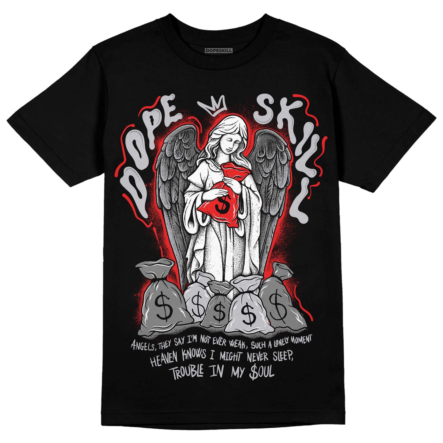 Grey Collection DopeSkill T-Shirt Angels Graphic