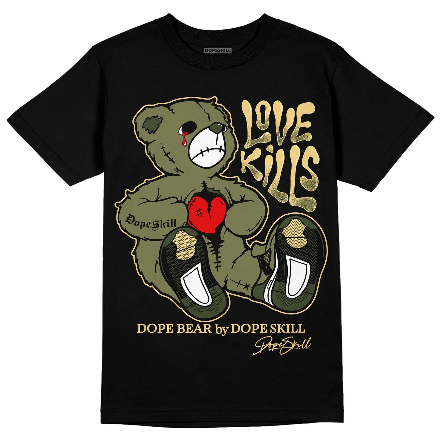 Craft Olive 4s DopeSkill T-Shirt Love Kills Graphic