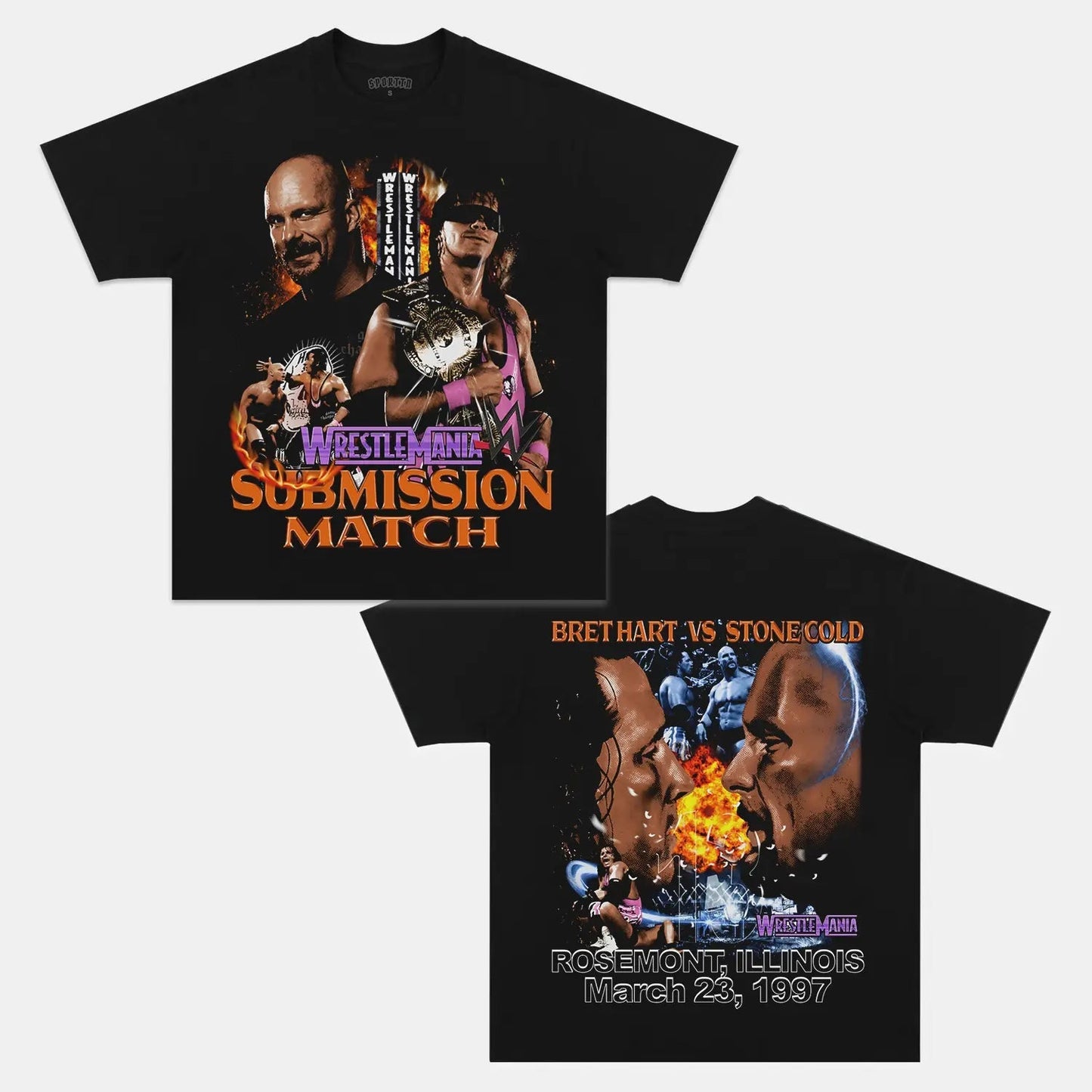 WRESTLEMANIA 13 TEE Style002