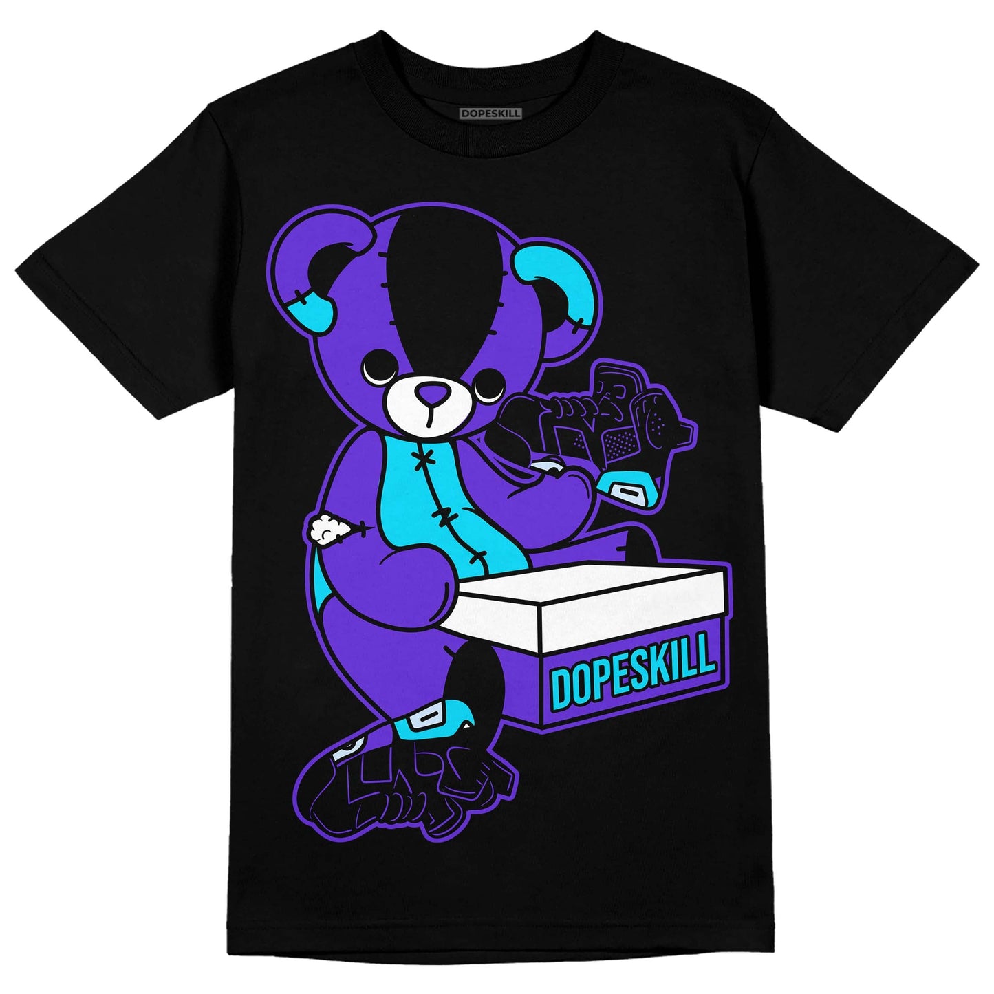Aqua 6s DopeSkill T-Shirt Sneakerhead BEAR Graphic
