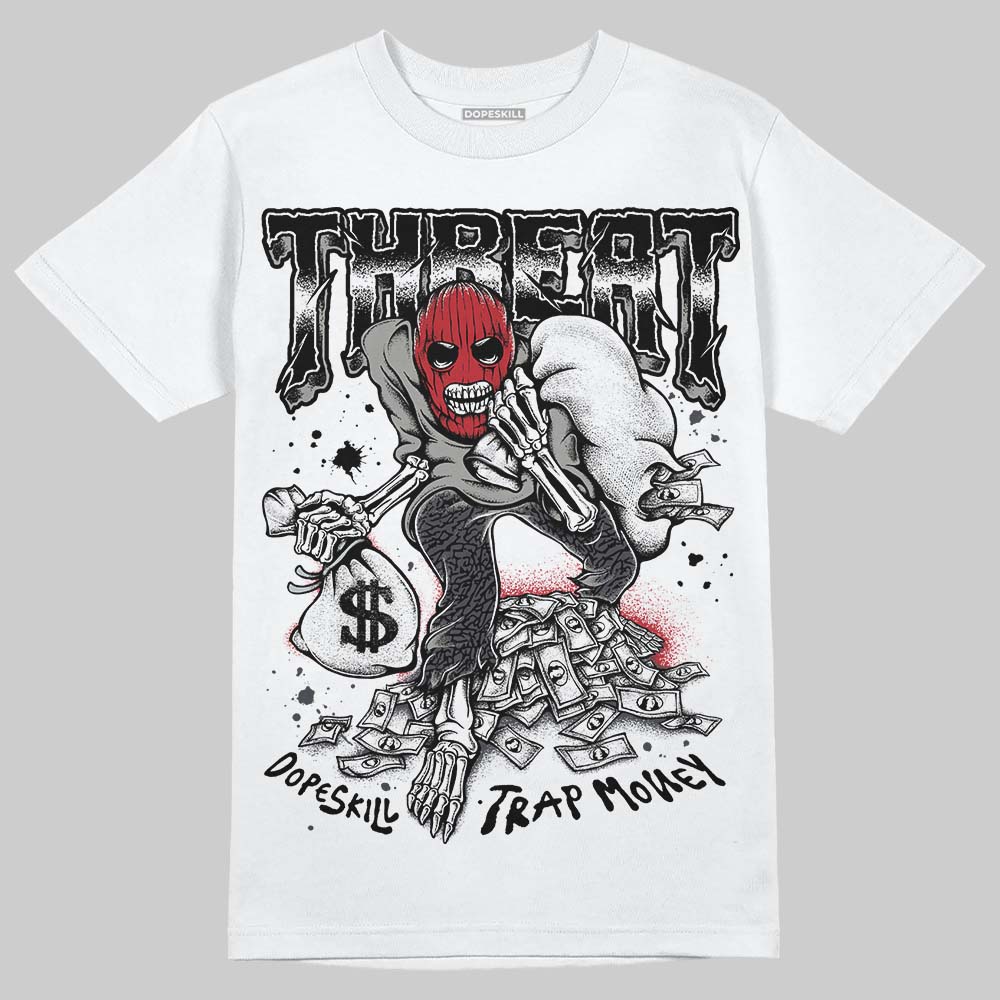 Black Cat 3s DopeSkill T-Shirt Threat Graphic