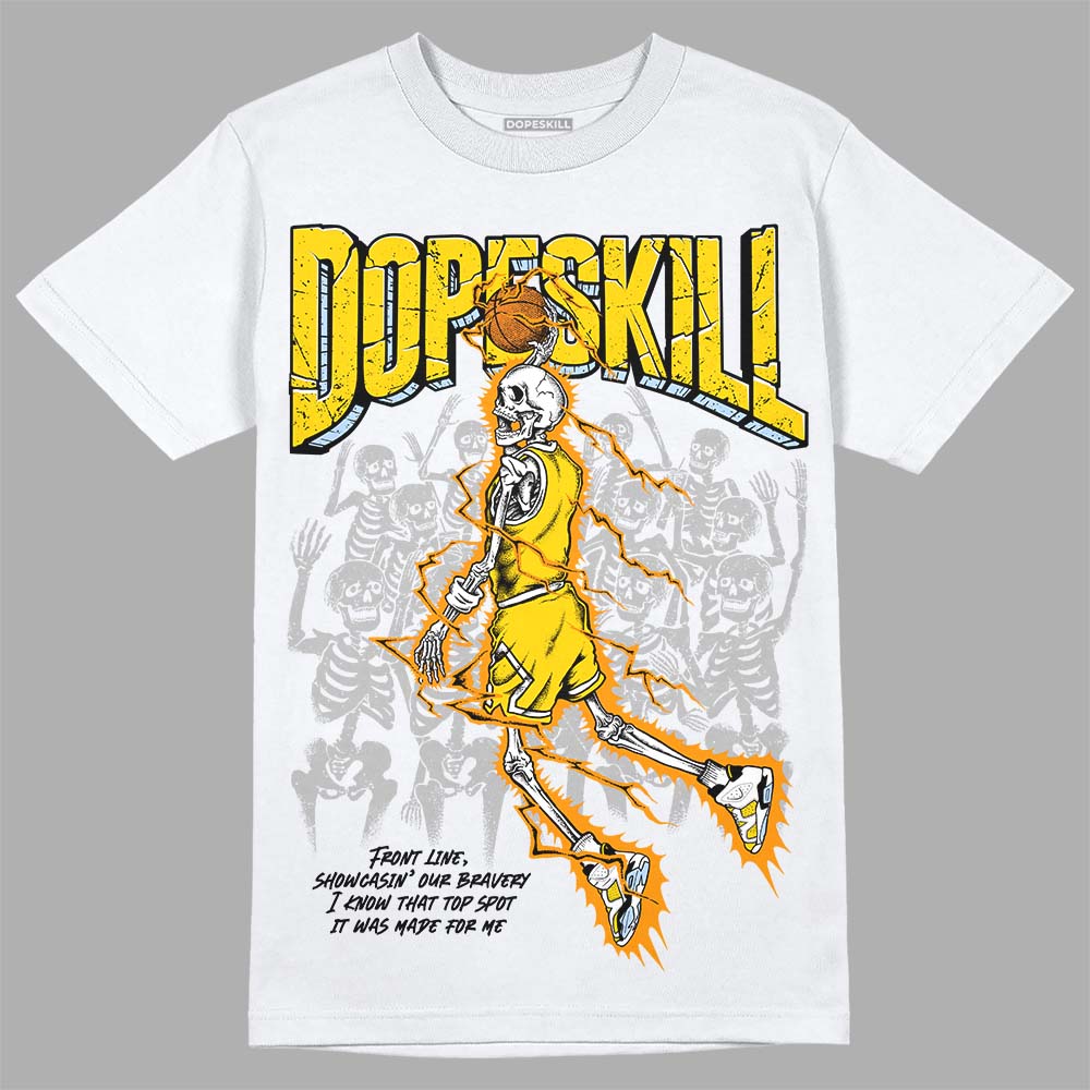 Yellow Ochre 6s DopeSkill T-Shirt Thunder Dunk Graphic