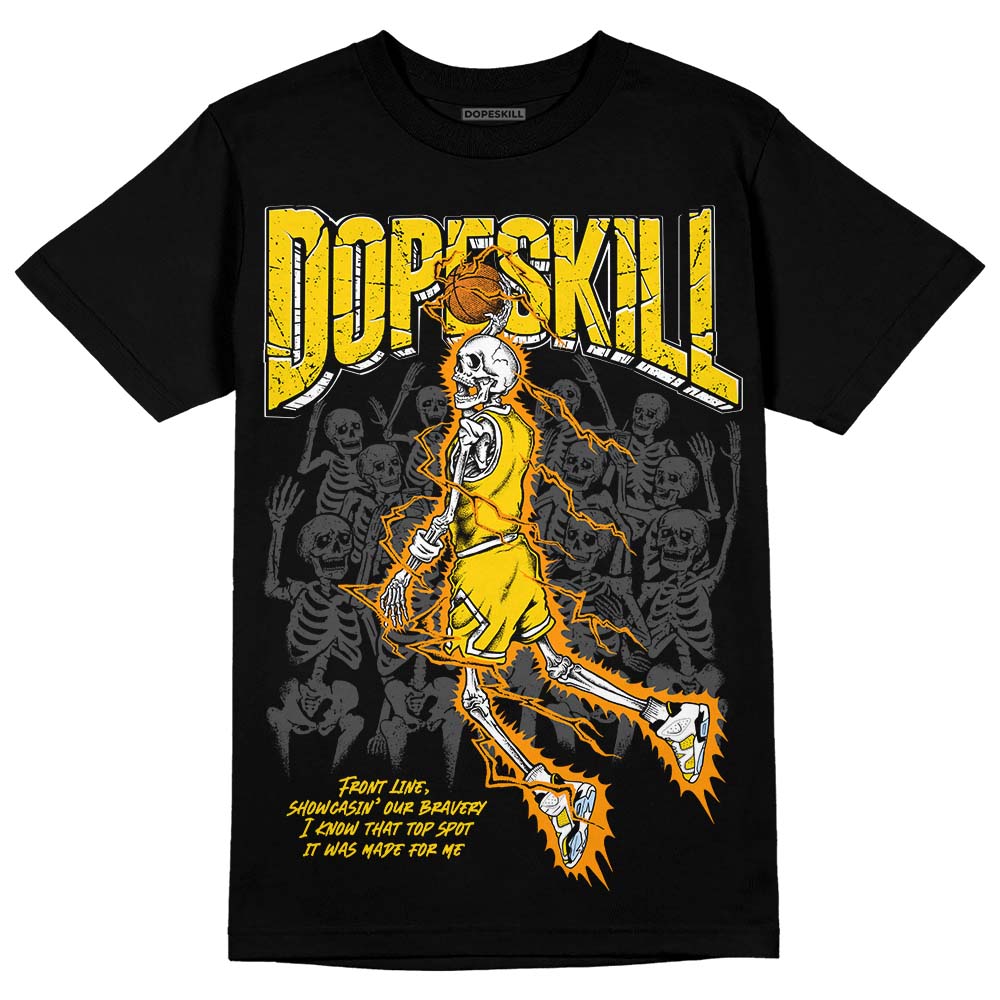 Yellow Ochre 6s DopeSkill T-Shirt Thunder Dunk Graphic