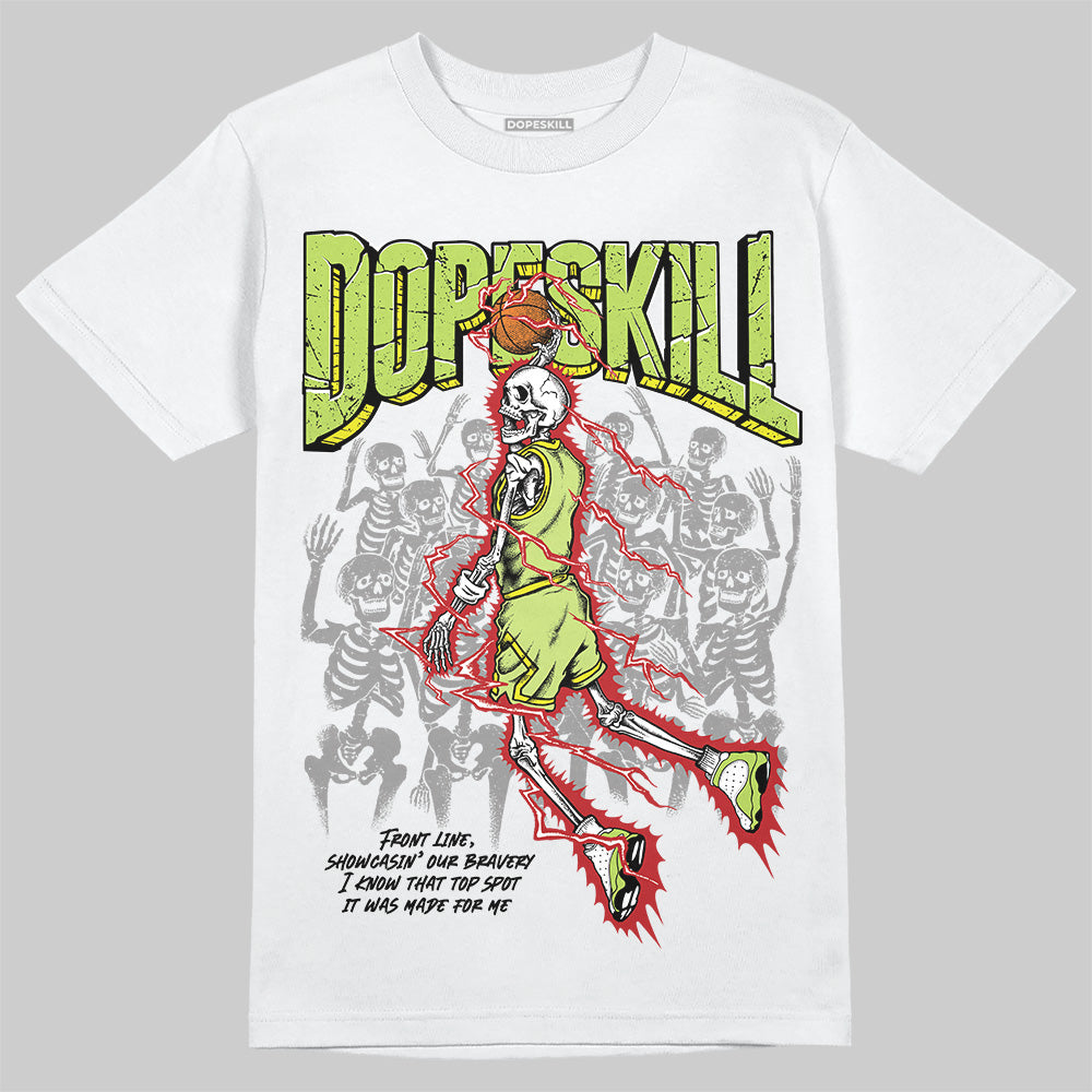 Bright Cactus 13s DopeSkill T-Shirt Thunder Dunk Graphic