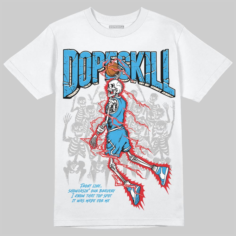 UNC Reimagined 1s DopeSkill T-Shirt Thunder Dunk Graphic