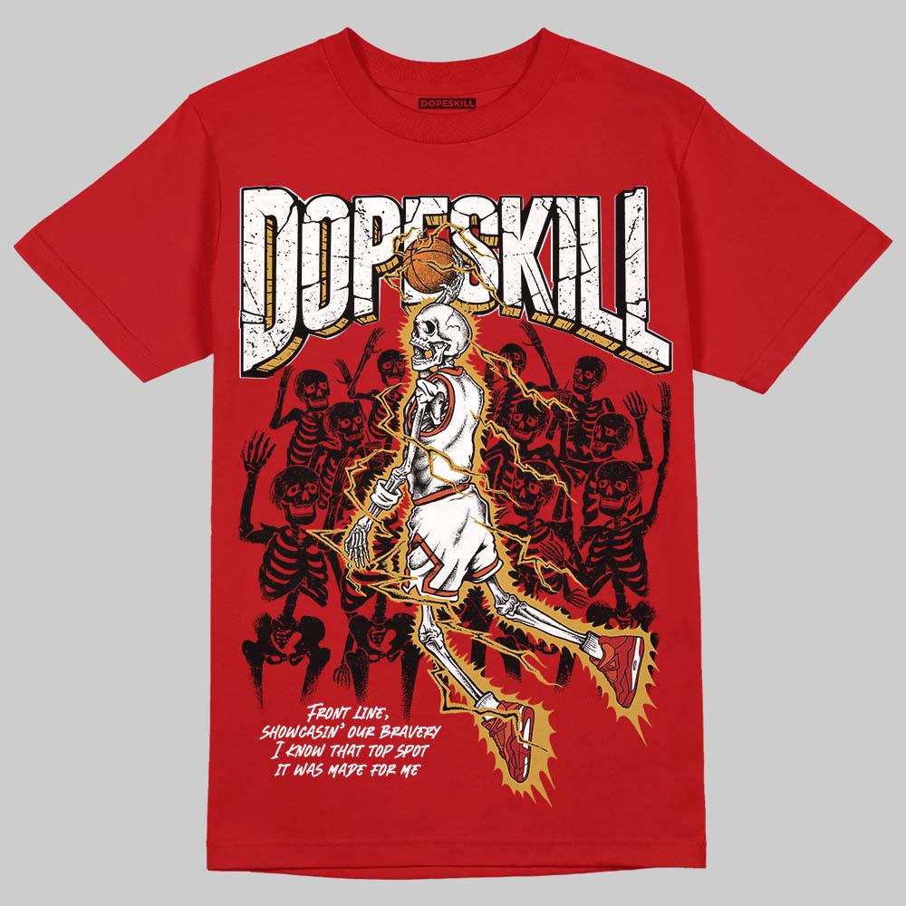 Brick By Brick 4s DopeSkill T-Shirt Thunder Dunk Graphic