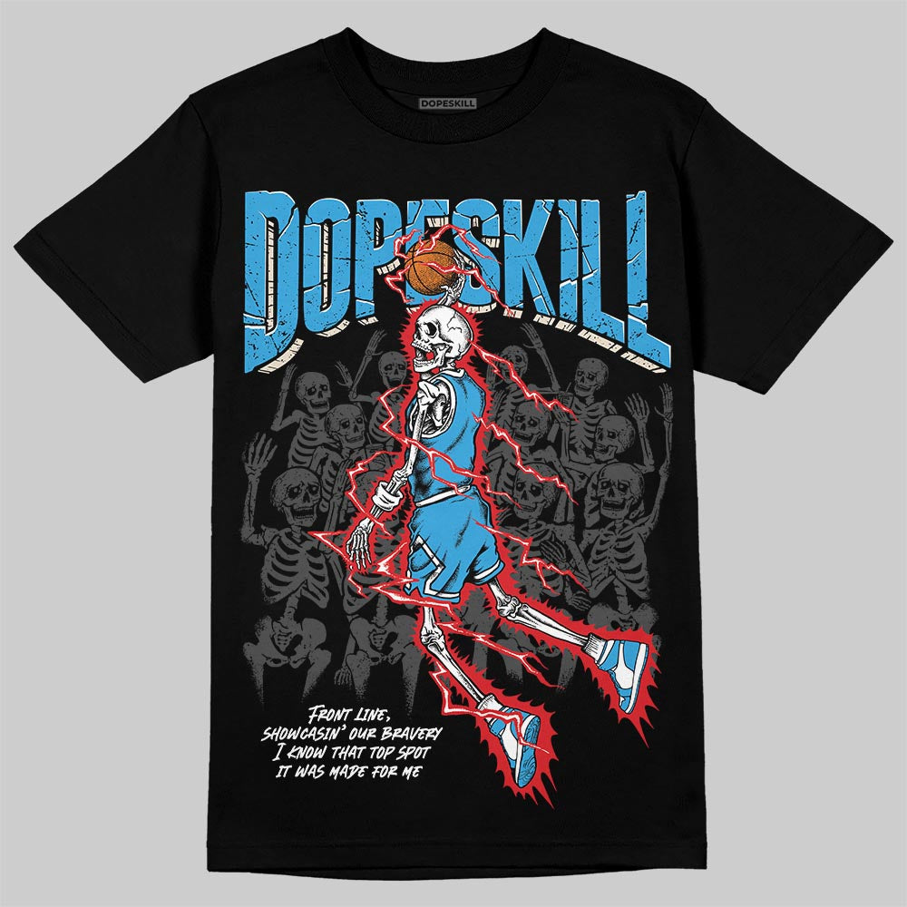 UNC Reimagined 1s DopeSkill T-Shirt Thunder Dunk Graphic