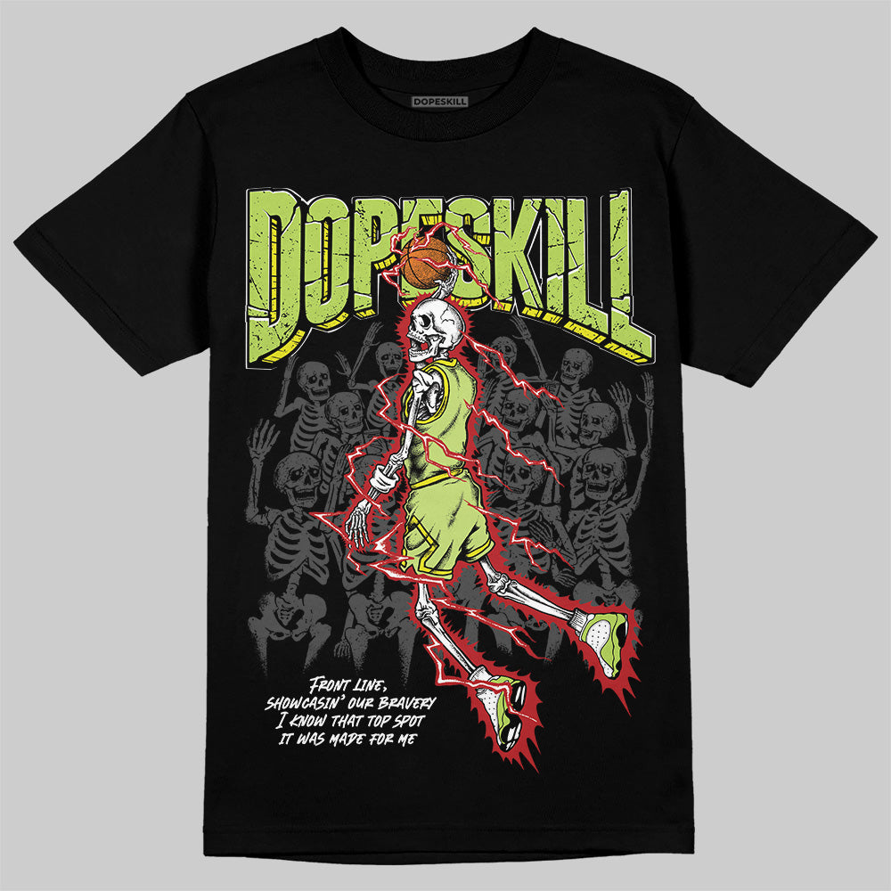 Bright Cactus 13s DopeSkill T-Shirt Thunder Dunk Graphic