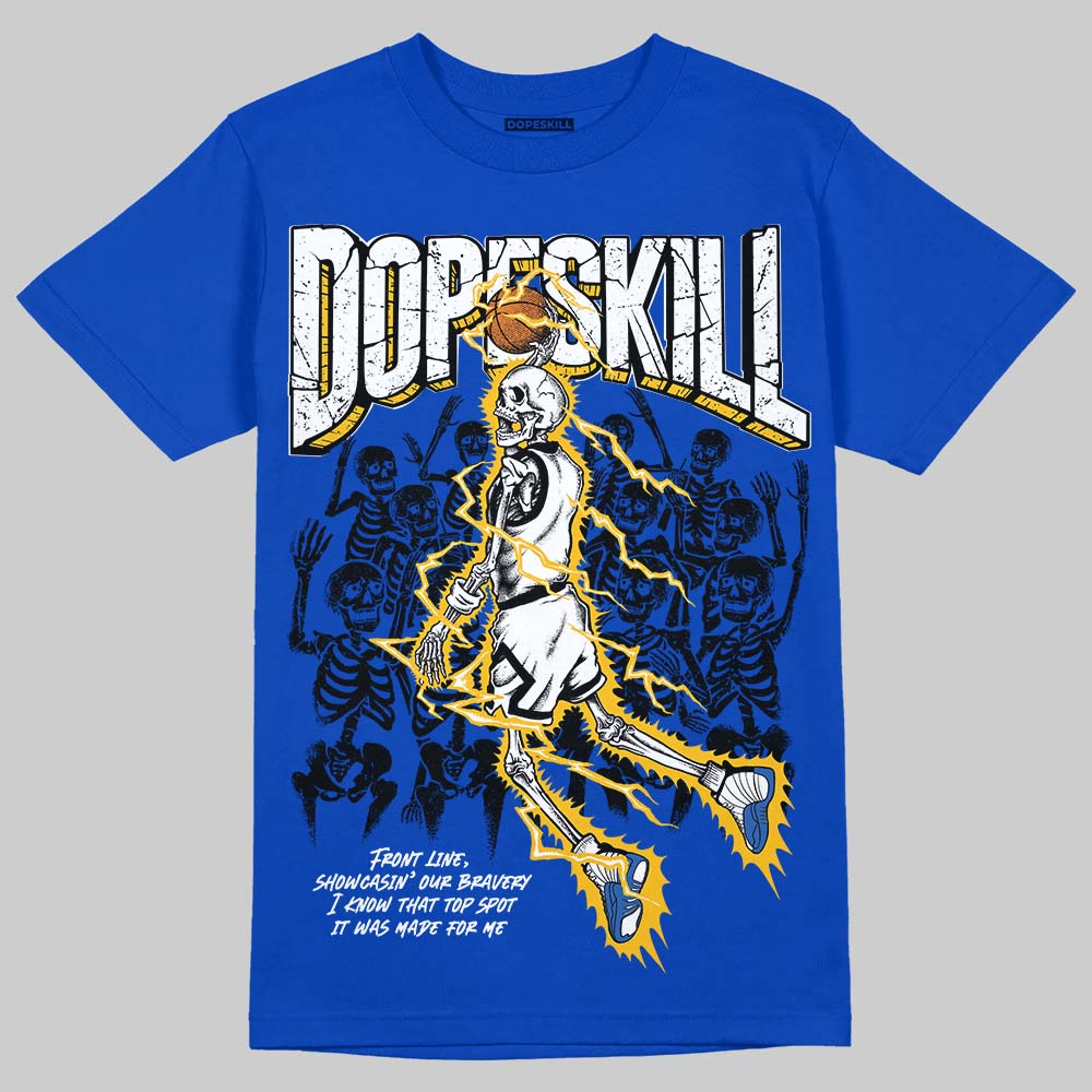 Blueberry 12s DopeSkill Royal T-shirt Thunder Dunk Graphic