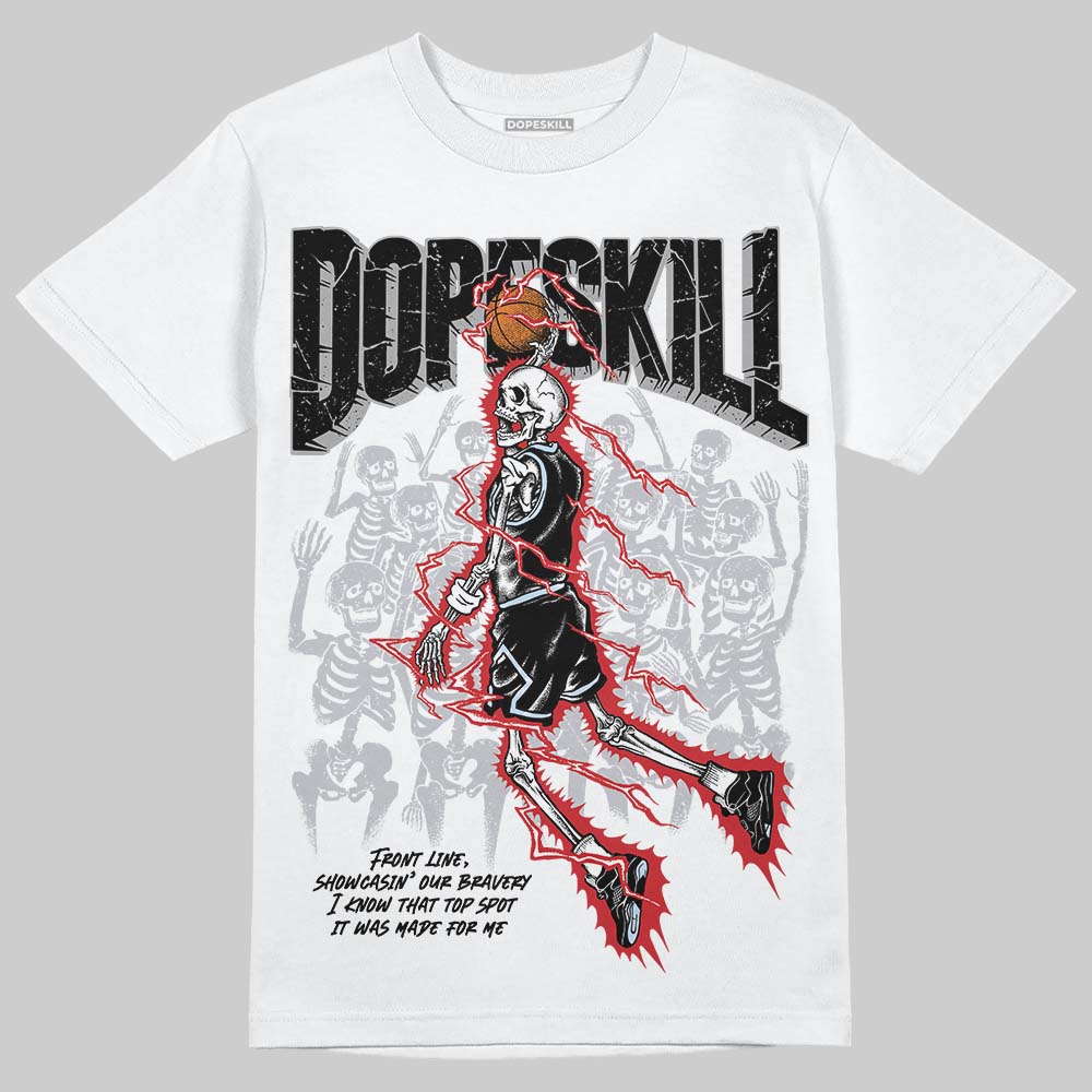 Black Metallic Reimagined 5s DopeSkill T-Shirt Thunder Dunk Graphic