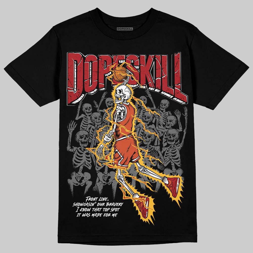 Brick By Brick 4s DopeSkill T-Shirt Thunder Dunk Graphic