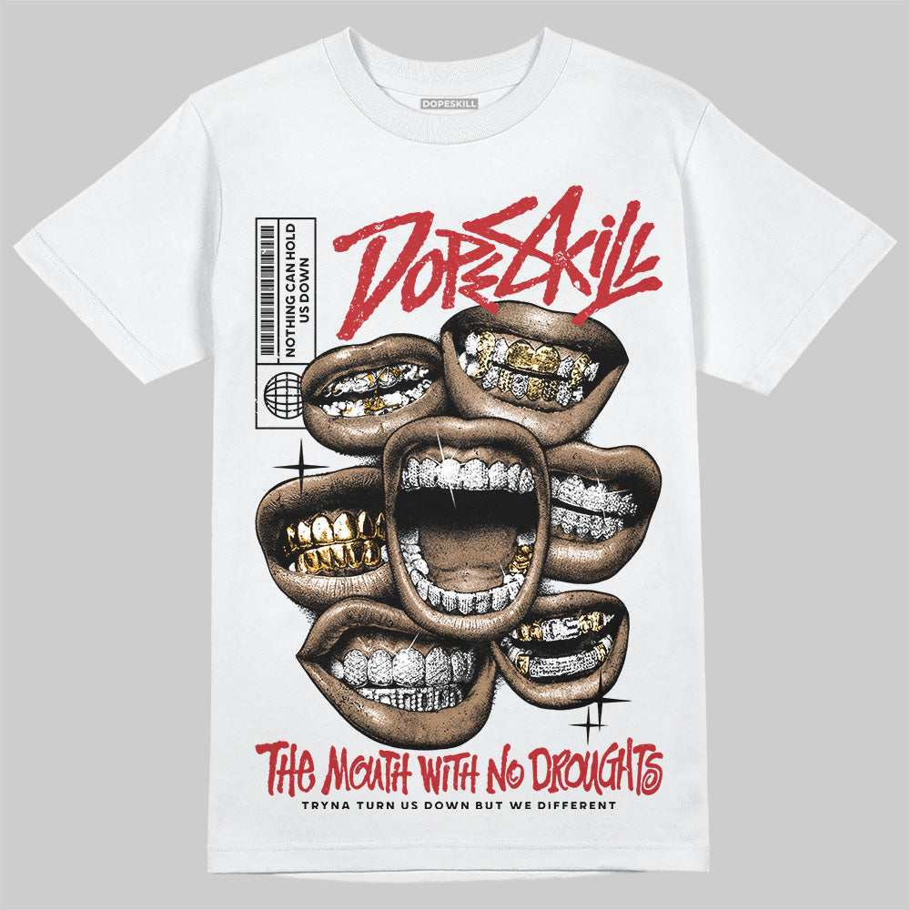 Black Toe Reimagined 1s DopeSkill T-Shirt The Mouth With No Droughts Graphic