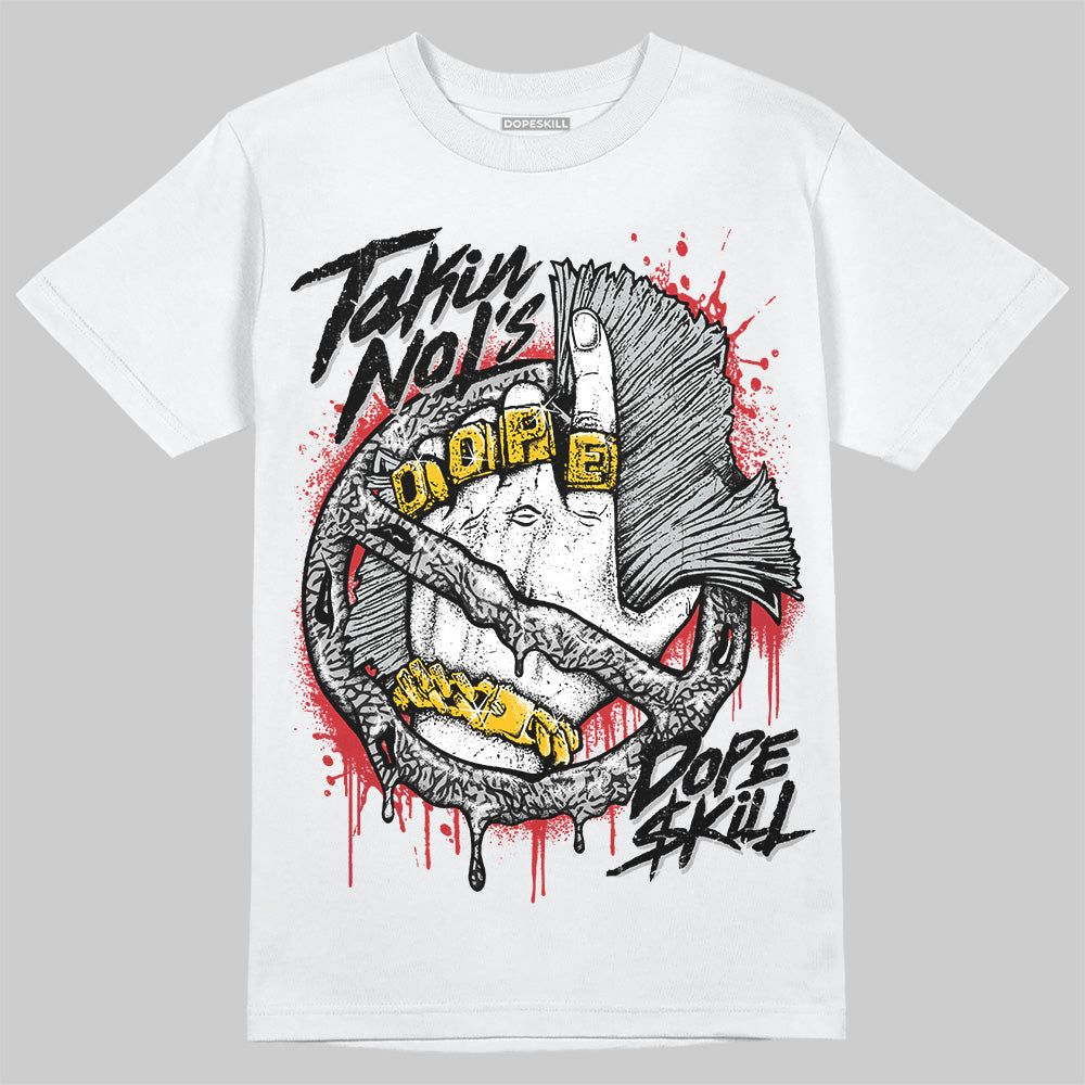 Black Cement 3s DopeSkill T-Shirt Takin No L's Graphic