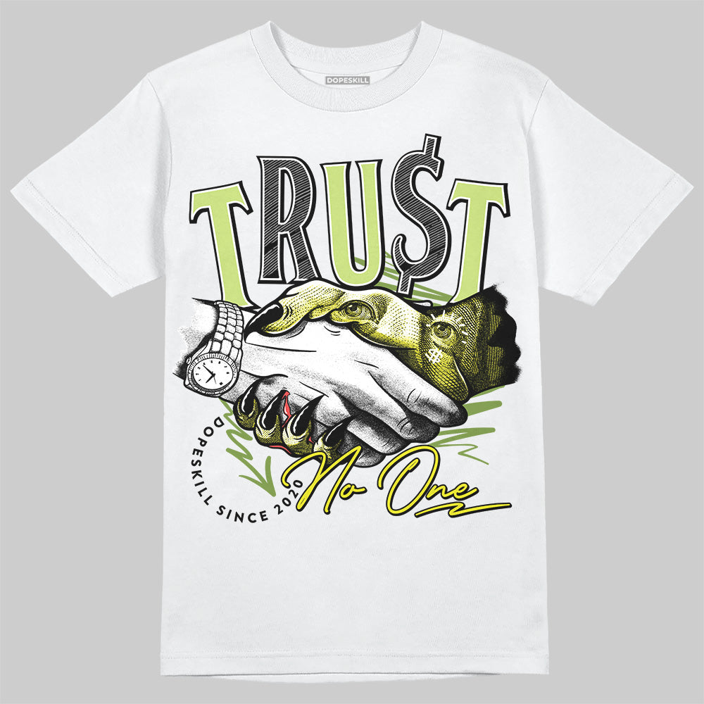 Bright Cactus 13s DopeSkill T-Shirt Trust No One Graphic
