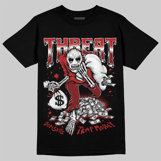 Flu Game 12s DopeSkill T-Shirt Threat Graphic